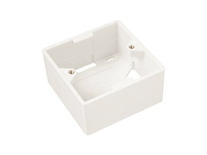Solarix Box na omítku pro zásuvku SX9 bílý 80 x 80 x 41mm 23100090