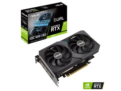 ASUS DUAL RTX 3060/OC/12GB/GDDR6/LHR 90YV0GB2-M0NA10