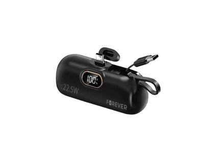 Powerbanka Forever MTB-100 5000mAh 22,5 W USB-C čierna GSM182135