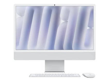 Apple iMac 24'' 4.5K display M4 chip 8-core CPU and 8-core GPU, 16GB, 256GB SSD - Silver mwuc3cz/a