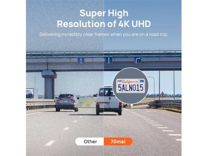 70mai 4K A800S Dash cam + backup camera RC06 MidriveA800s-1+RC06