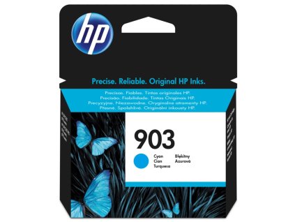 HP inkoustová kazeta 903XL azurová T6M03AE, originál T6M03AE