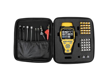 KLEIN TOOLS - VDV Scout® Pro Max Tester s přijímačem Set - 20x RJ45, 20x F-konektor VDV501-770