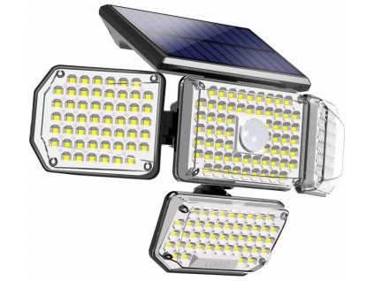 IMMAX CLOVER venkovní solární nástěnné LED osvětlení s PIR čidlem, 5W 08481L