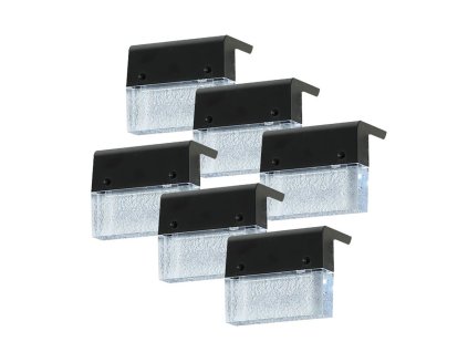 IMMAX DECK venkovní solární LED osvětlení, se světelným čidlem, RGB, 1W, IP65, 6ks 08501C