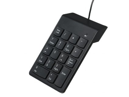 GEMBIRD numerická klávesnice KPD-U-03, USB, černá KPD-U-03