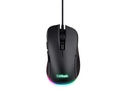 TRUST GXT 922 YBAR/Herná/Optická/Pre pravákov/7 200 DPI/Drôtová USB/Čierna 24729