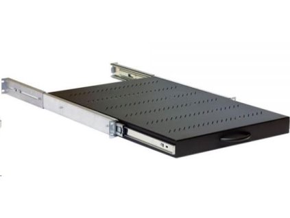 TRITON 19' výsuvná polica 650 mm s plným vysunutím, nosnosť 45 kg, čierna RAB-UP-X19-A1