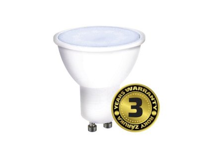 Solight LED žiarovka, bodová , 7W, GU10, 6000K, 560lm, biela WZ325A-1
