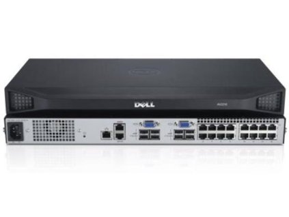 Dell DAV2216-G01 16-port analog, upgradeable to digitalKVM switch: 2 local users, 1 power supply DAV2216-G01