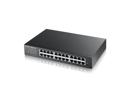 ZyXEL GS1900-24E, 24p (24Gigabit RJ45,), IPv6, WebManaged, Fanless (green), Desktop GS1900-24E-EU0103F