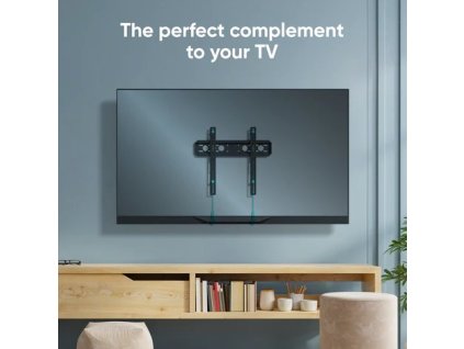 ONKRON TV SLIM držiak na stenu, 32 až 65", VESA 400x400, max 57 kg, čierny FM5-B