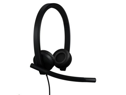 Logitech® H570e USB Headset Stereo (Teams version) headset - BLACK - USB-A 981-001430