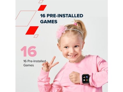 Canyon KW-37 Alfie, smart hodinky pre deti, IPS displej 1,69", IP66, 512Mb, MP3, hry, kamera, modré CNE-KW37BL