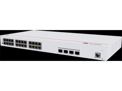 Huawei S220-24P4X,S220-24P4X,S220-24P4X (24*10/100/1000BASE-T ports(400W PoE+), 4*10GE SFP+ ports, built-in AC power) 98012376