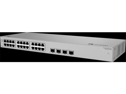 Huawei Data Communication,S220S-24T4JX,S220S-24T4JX,S220S-24T4JX (24*10/100/1000BASE-T ports, 2*10GE SFP+ ports, 2*2.5GE 98012504