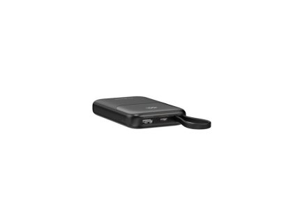 Canyon OnPower 101, Powerbank, 10.000 mAh, displej, in: USB-C, out: USB-A, QC 3.0/USB-C, PD 22,5W, integ. káb.. CNS-CPB101BK