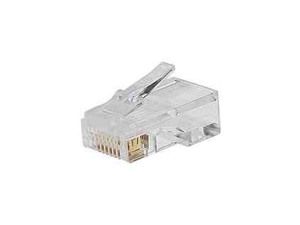 PremiumCord Konektor RJ45 8pinov - na drôt, balenie 100ks srj45d-100