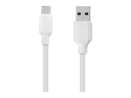OBAL:ME Simple USB-A/USB-C Kábel 1m White 8596311223617