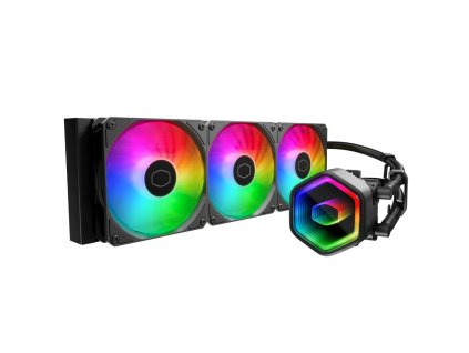 Cooler Master vodní chladič MasterLiquid 360 Core II, 3x120mm, LGA1851, AM5, černá MLW-D36M-A18PA-R1