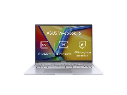 ASUS Vivobook 16X/X1605VA/i7-13620H/16''/WUXGA/16GB/1TB/UHD/W11H/Silver/2R X1605VA-MB1270W