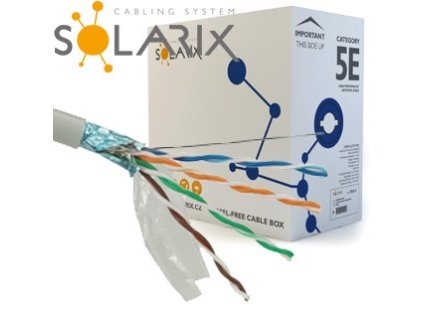 SOLARIX kábel FTP CAT5E PVC 305m/balenie SXKD-5E-FTP-PVC