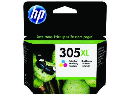 Trojfarebná originálna atramentová kazeta HP 305XL s vysokou výťažnosťou 3YM63AE#UUQ
