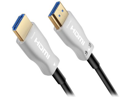 PremiumCord optický fiber High Speed with Ether. 4K@60Hz kabel 3m, M/M, zlacené konektory kphdm2x03