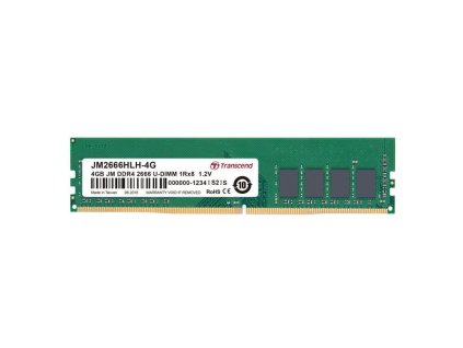 DIMM DDR4 4GB 2666MHz TRANSCEND 1Rx8 512Mx8 CL19 1.2V JM2666HLH-4G