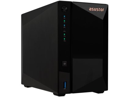Asustor NAS AS3302T v2 2x 3,5" SATA,Realtek RTD1619B 1.7GHz, 2GB, 2.5GbE x1, USB3.2 Gen1 x3, WOW (Wake on WAN) AS3302T v2
