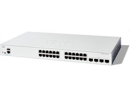 Cisco Catalyst switch C1300-24T-4X (24xGbE,4xSFP+,fanless) - REFRESH C1300-24T-4X-RF