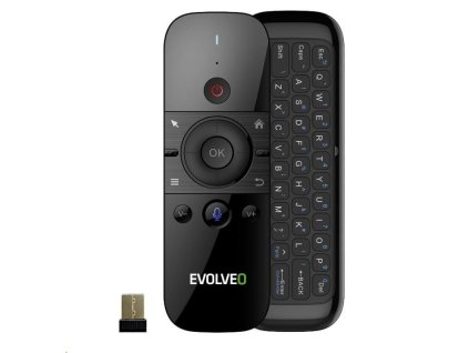 EVOLVEO FlyMotion D1, bezdrôtová gyroskopická myš s klávesnicou HMC-FLMD1