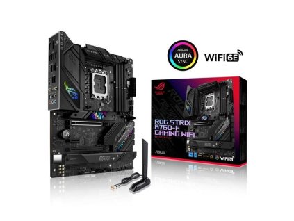 ASUS MB Sc LGA1700 ROG STRIX B760-F GAMING WIFI, Intel B760, 4xDDR5, 1xDP, 1xHDMI, WI-FI 90MB1CT0-M1EAY0