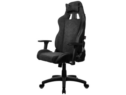 AROZZI herní židle AVANTI Soft Fabric Dark Grey/ látkový povrch/ tmavě šedá AVANTI-SFB-DG