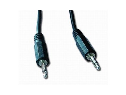 Kábel prípojný jack 3,5 mm M/M, 1,2 m, audio CCA-404