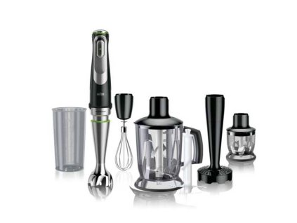 Braun MultiQuick 9 MQ 9147 X tyčový mixér, 1200 W, 3 rychlosti, technologie Active PowerDrive, měkká rukojeť MQ9147X