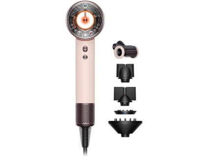 Dyson Supersonic Nural HD16 fén na vlasy, 1600 W, difuzér, 4 teploty, 3 rychlosti, Ceramic pink/Rose gold 113407-01