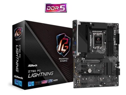 ASRock MB Sc LGA1700 Z790 PG LIGHTNING, Intel Z790, 4xDDR5, 1xHDMI Z790 PG LIGHTNING