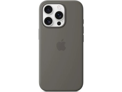 iPhone 16 Pro Max Silicone Case with MS - Stone Gr MYYV3ZM/A