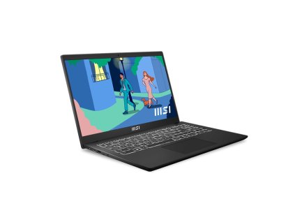 MSI Modern/15 B12M/i5-1235U/15,6''/FHD/16GB/512GB SSD/Iris Xe/W11H/Black/2R Modern 15 B12M-427CZ
