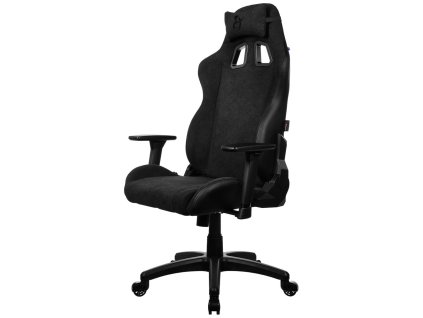 AROZZI herní židle AVANTI Soft Fabric Pure Black/ látkový povrch/ černá AVANTI-SFB-PBK