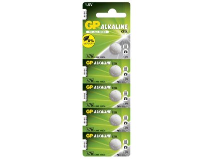 Alkalická Batéria GP LR44 (A76) - 5ks 1041007615