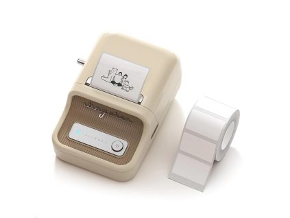 Niimbot Tiskárna štítků B21S Smart, bílá + role štítků 210 ks 1AC1C171605