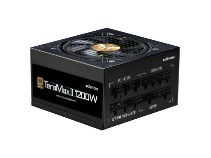 ZALMAN zdroj TeraMax II, 1200W, 120mm, 80Plus Gold, Plně Modulární, ATX 3.0, černá ZM1200-TMX2