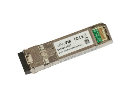 MikroTik S+85DLC03D SFP+ optický modul , MM, 300m, 10G, 850nm S+85DLC03D