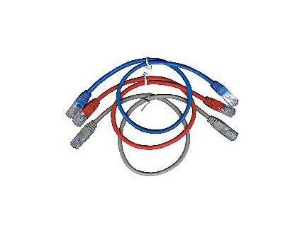 GEMBIRD Eth Patch kábel cat5e UTP 3m - čierny PP12-3M/BK