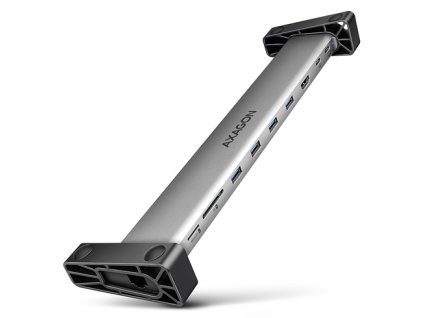 AXAGON HMC-10HLS, USB 5Gbps hub, 4x USB-A, HDMI 4k/60Hz, RJ-45 GLAN, SD/mSD, PD 100W, kábel USB-C 25cm HMC-10HLS