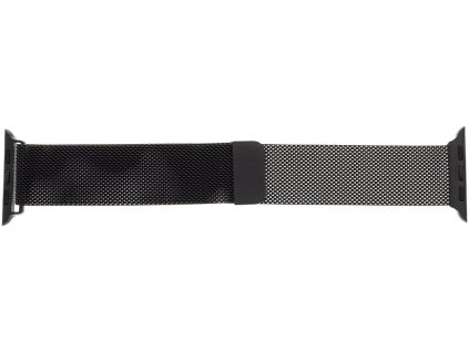Tactical 351 Loop Magnetický Kovový Remienok pre Apple Watch 1/2/3/4/5/6/SE 42/44mm Black 8596311069321