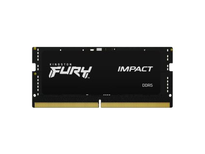 Kingston FURY Impact/SO-DIMM DDR5/16GB/4800MHz/CL38/1x16GB/Black KF548S38IB-16
