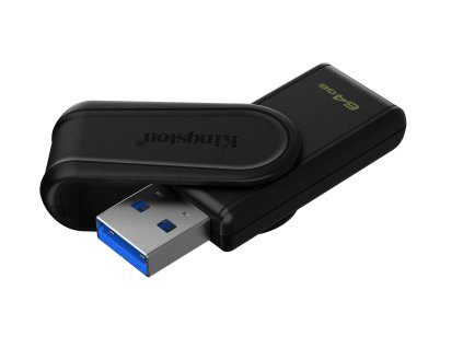 DataTraveler Exodia S/64GB/USB 3.2/USB-A/Čierna DTXS/64GB